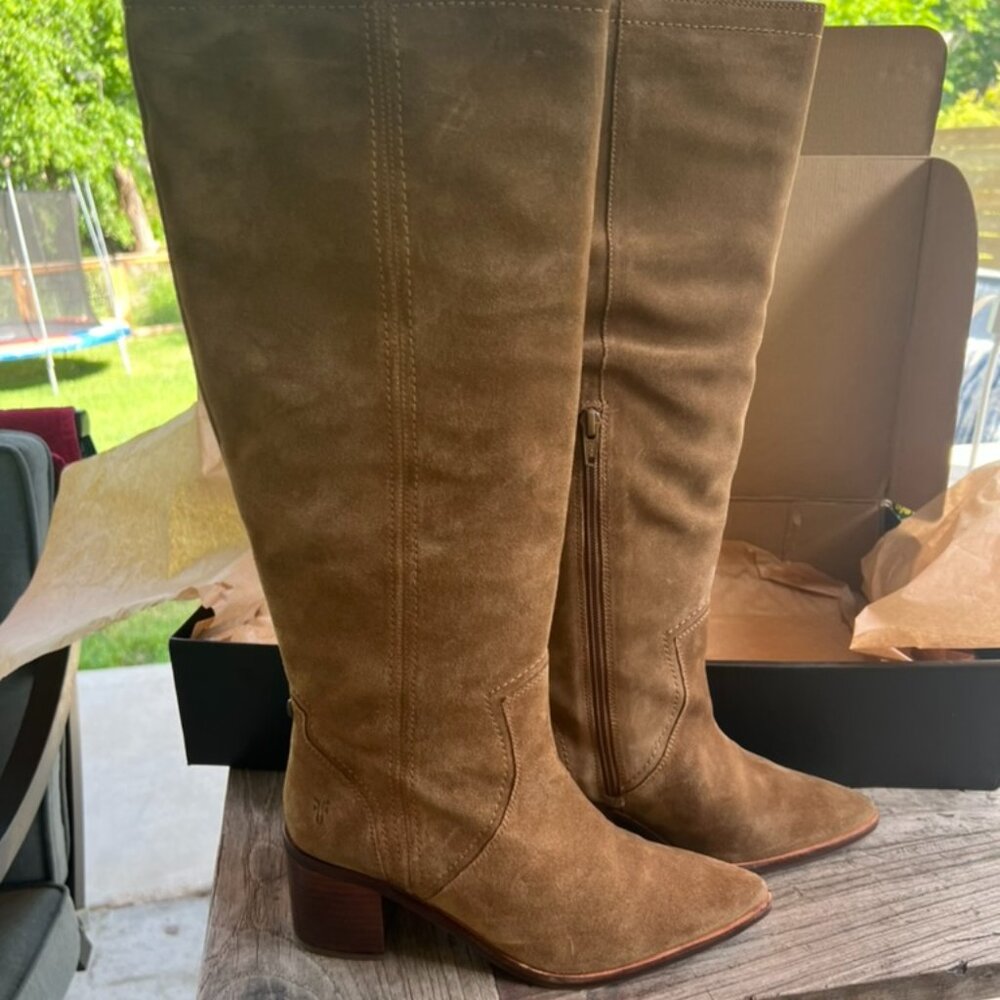 Frye "Sadie" Suede Riding Boots NWOT!!